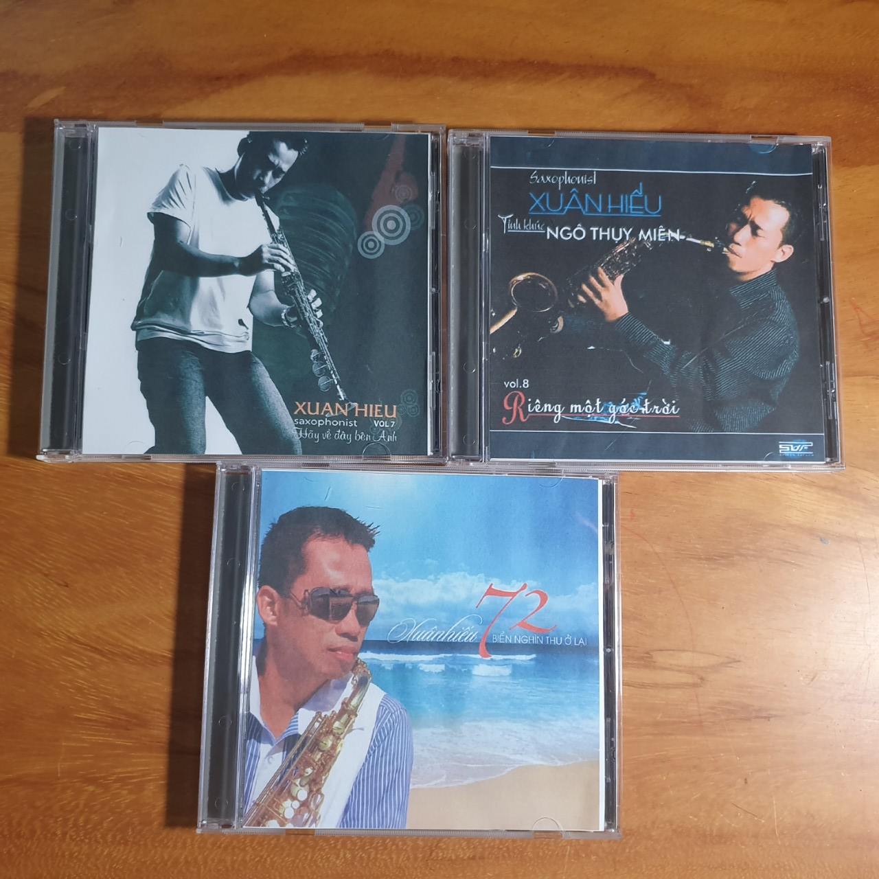 [MDCD] Bộ 3 Đĩa CD Hòa Tấu Saxophone Xuân Hiếu - Bộ 2