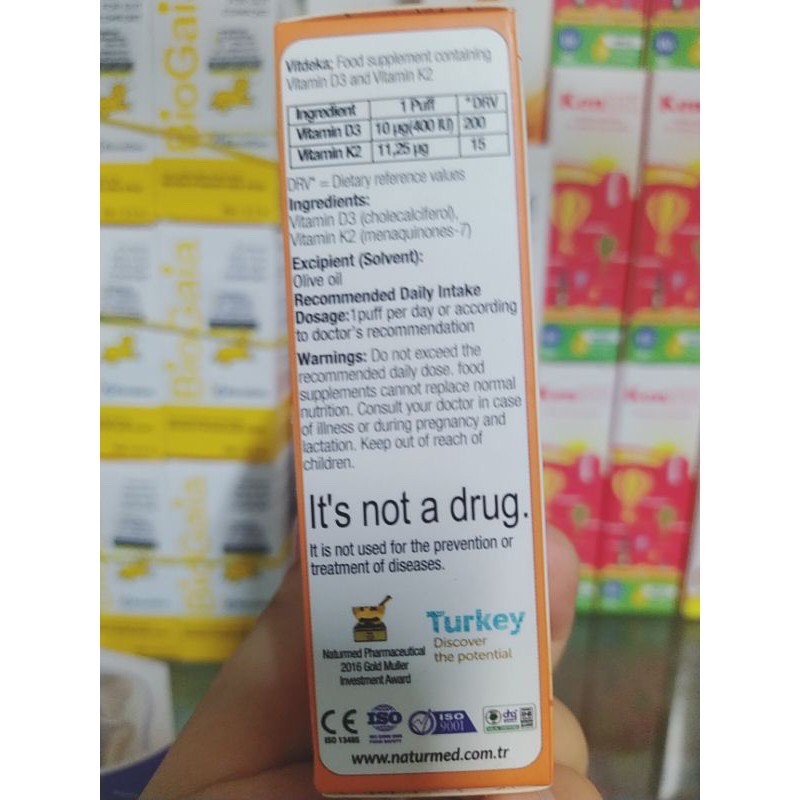 Vitamin D3 & K2 - Vitdeka Spray