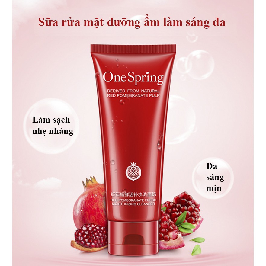 Sữa rửa mặt lựu đỏ One Spring