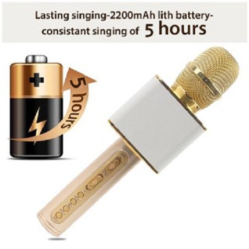 Micro Karaoke Kèm Loa Bluetooth SD08 Âm Thanh Cực Đỉnh