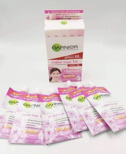COMBO 6 TUYP HỒNG CHỐNG NẮNG GARNIER