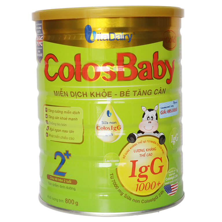 Sữa COLOSBABY Gold 2+ 800G trẻ từ 2 tuổi trở lên