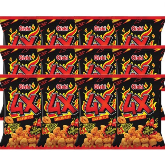 Snack Bắp 4x Vị Cay Oishi 40g