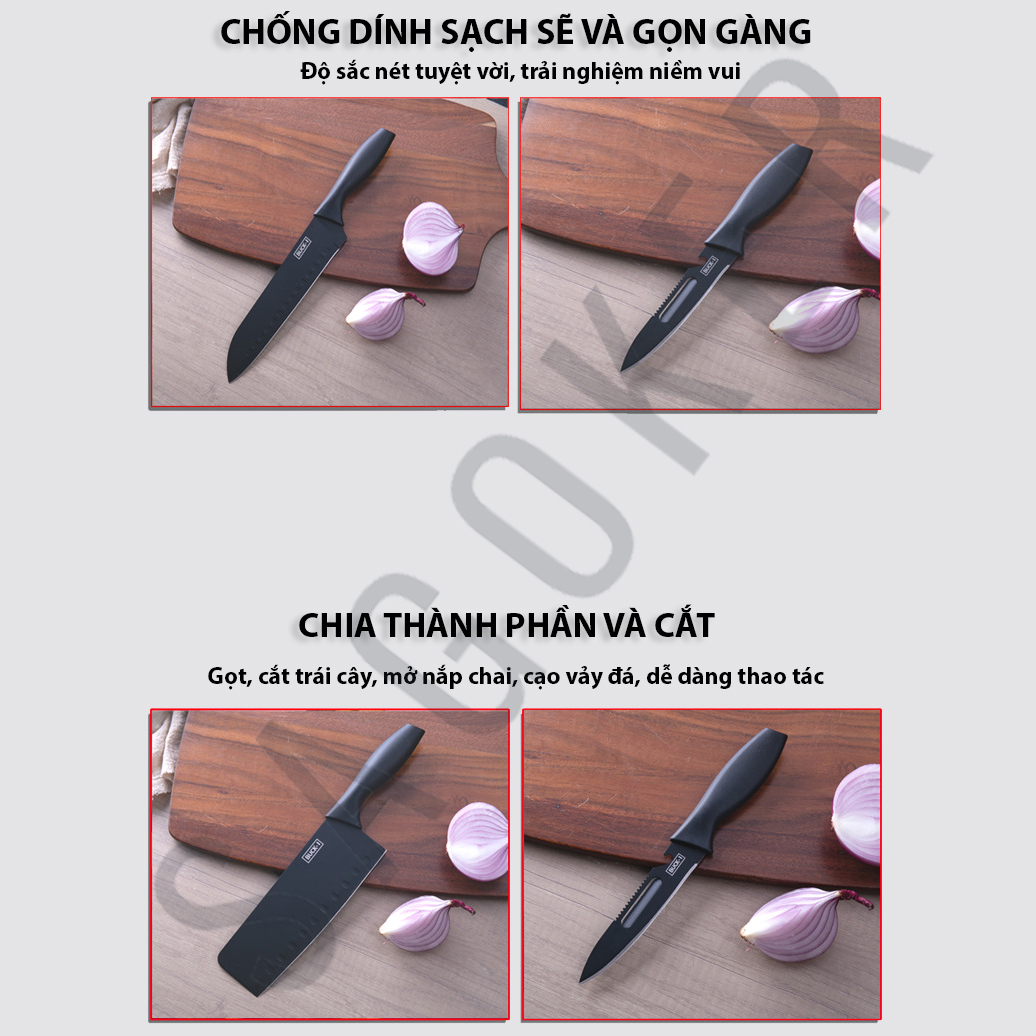 Bộ dao làm bếp 5 món BUCK-I