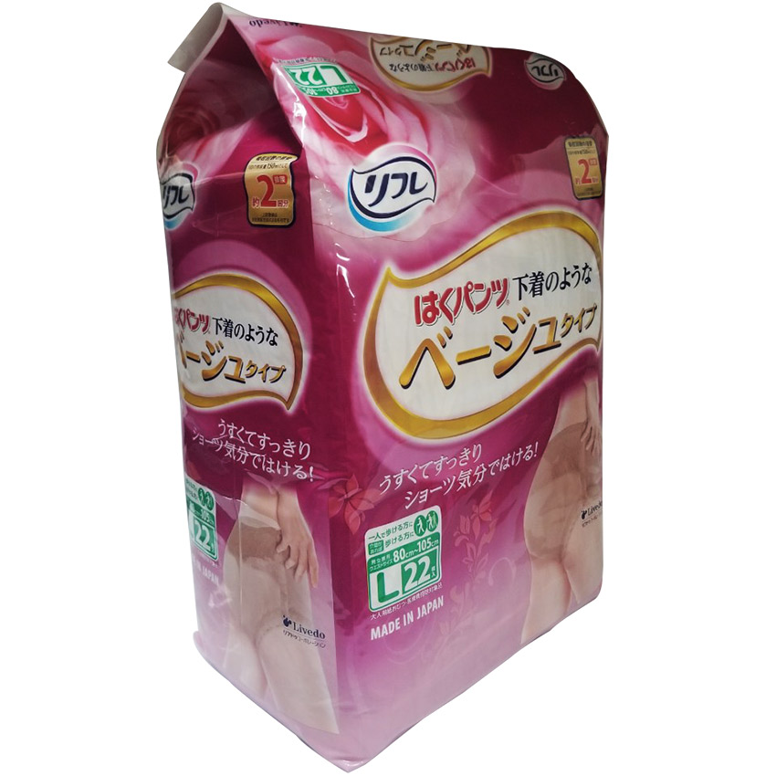 Tã bỉm quần người lớn LiveDo - Nhật Bản size L (22 miếng/ gói)