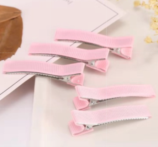 {5cm - Giá 10 cái} KẸP MỎ VỊT BỌC VẢI - PHỤ KIỆN DIY KẸP TÓC
