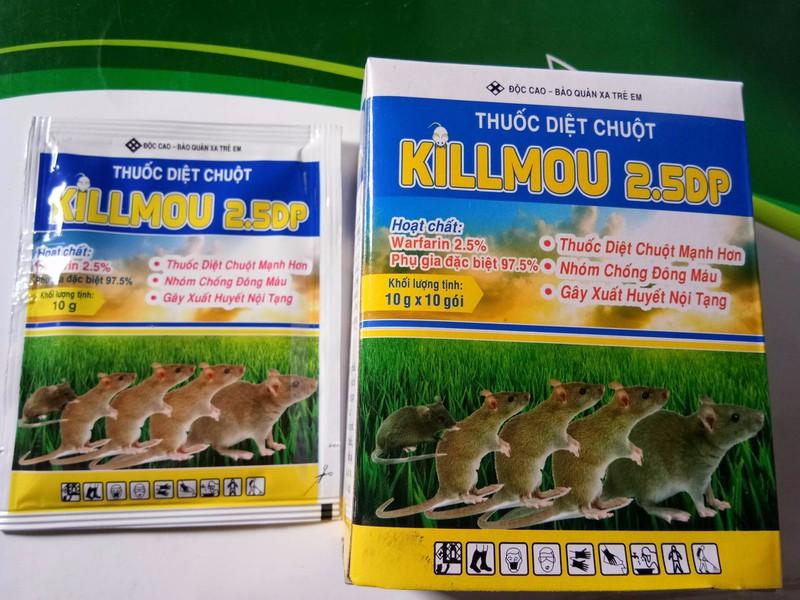 Thuốc diệt chuột Killmou thế hệ mới 2.5 Dp 10g