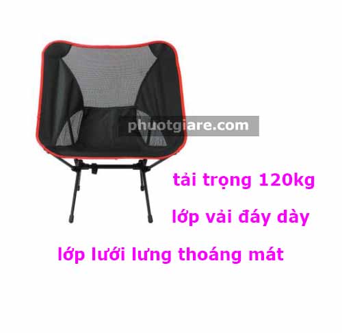 [HCM]Ghế phượt du lịch cắm trại câu cá xếp gọn