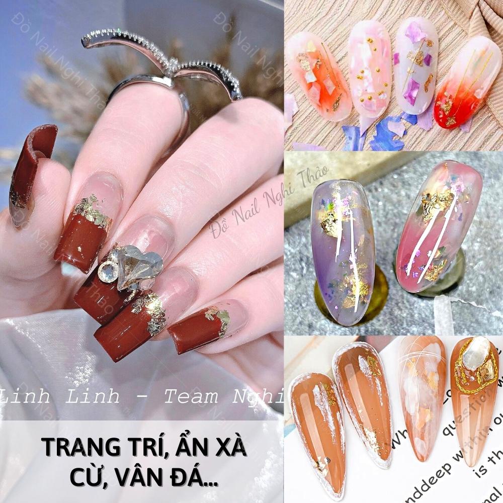 Giấy nhún nail vàng bạc