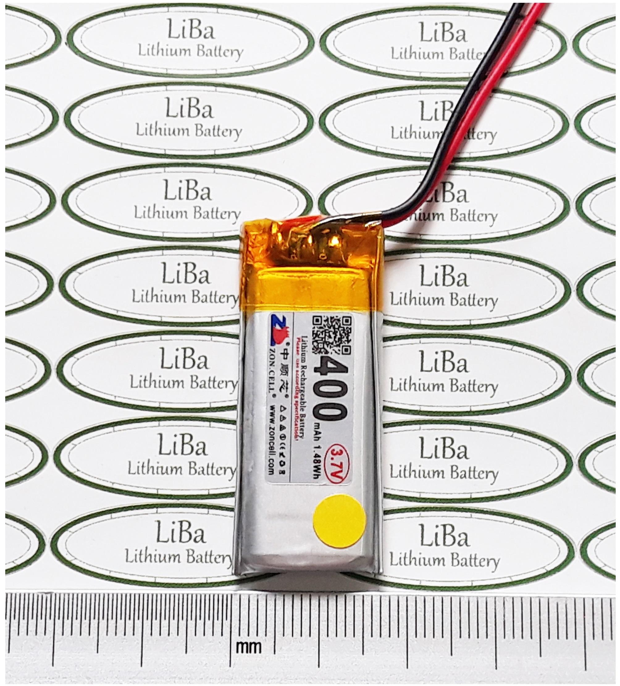 [HCM]Pin Smart Watch  3.7V 400mAh 4 x 16 x 40 mm _ LiBa