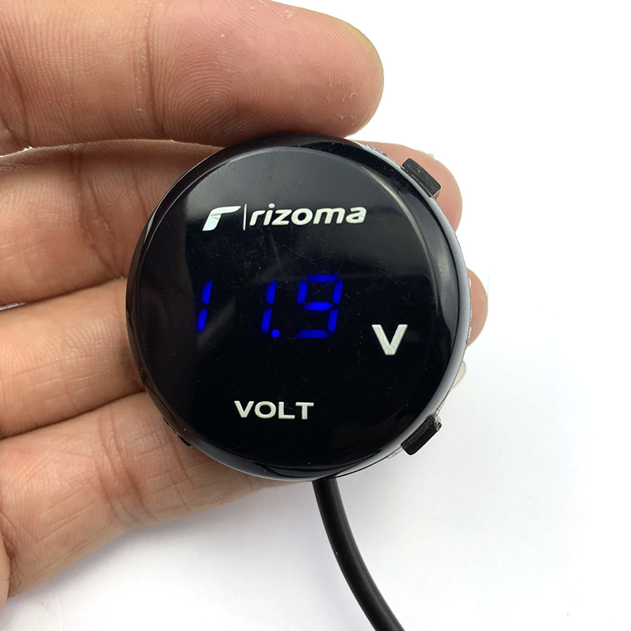 [HCM]Đồng Hồ Đo Volt Mẫu Tròn Gắn Xe Máy [ 1 Chiếc ]