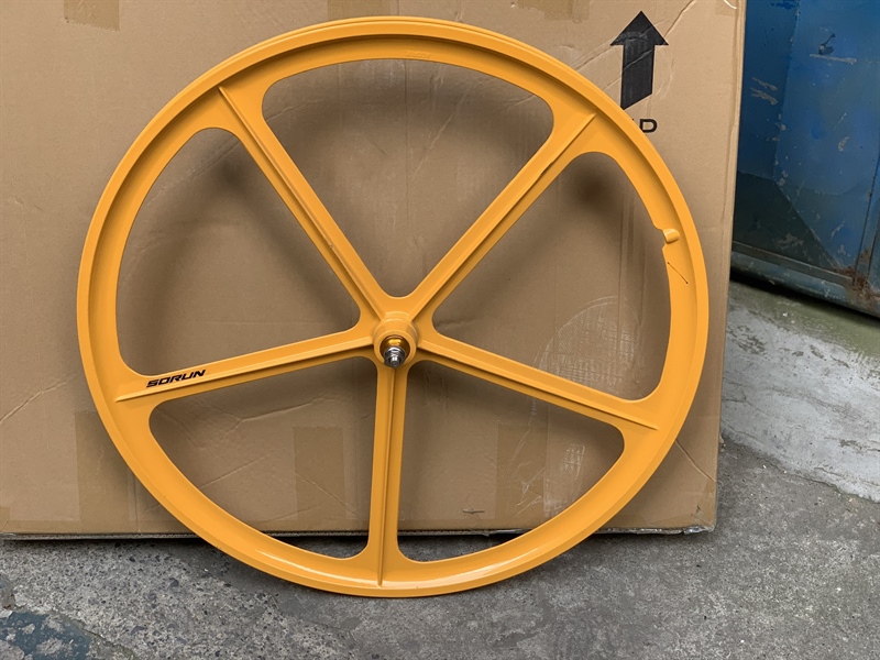 Vành xe đạp Fixed Gear 5 đao đen Sorun trước/sau