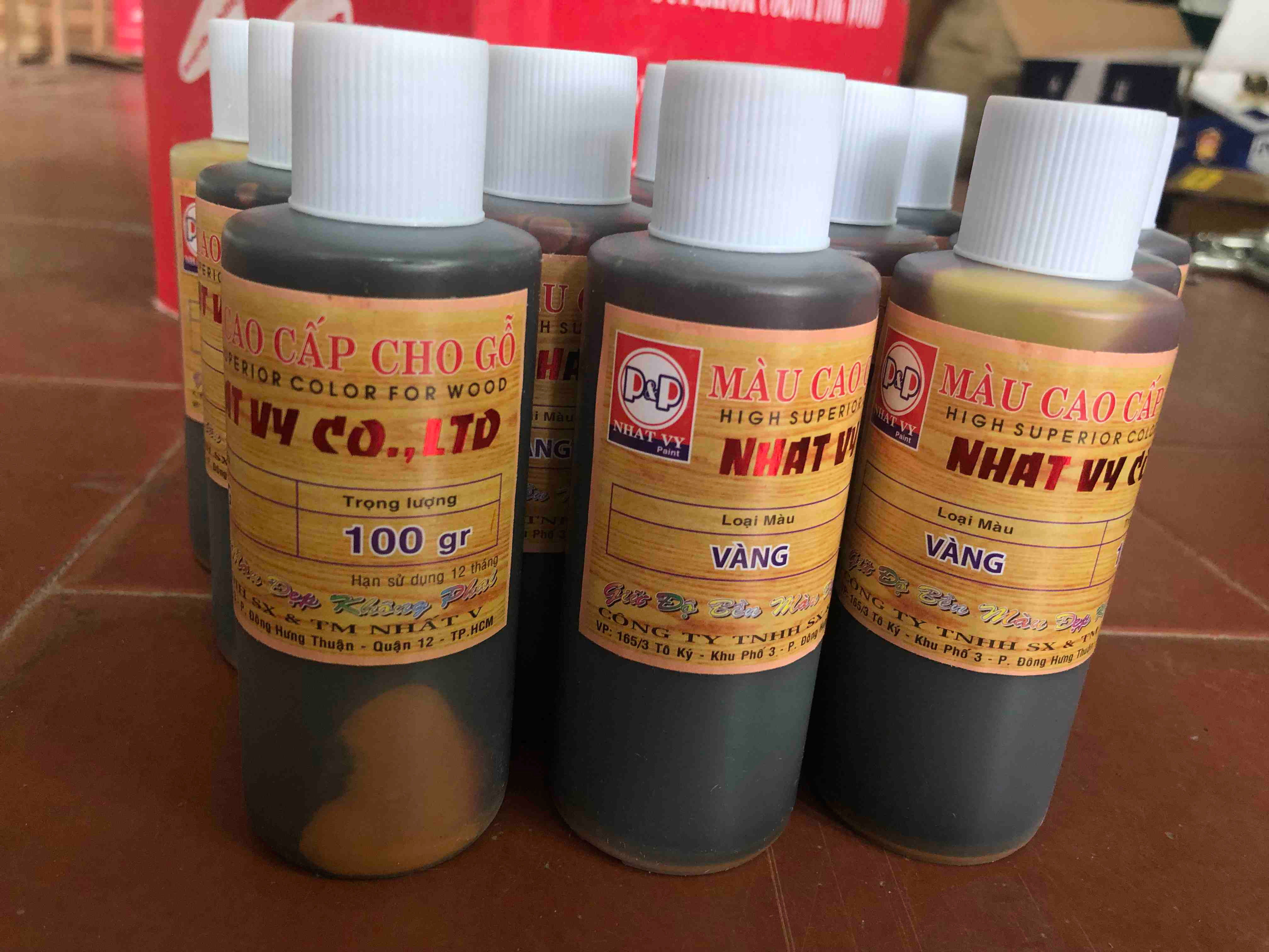 tinh màu óc chó