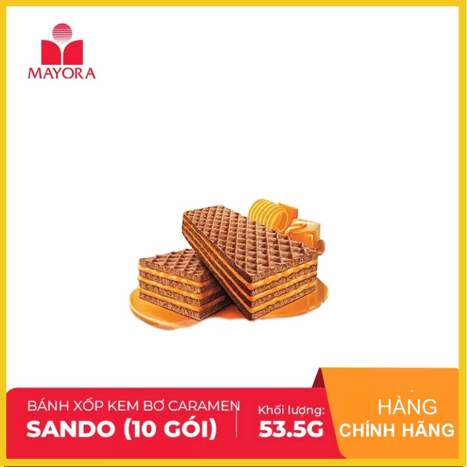 [HCM ship 2h] Bánh xốp Sando Caramel 53.5g