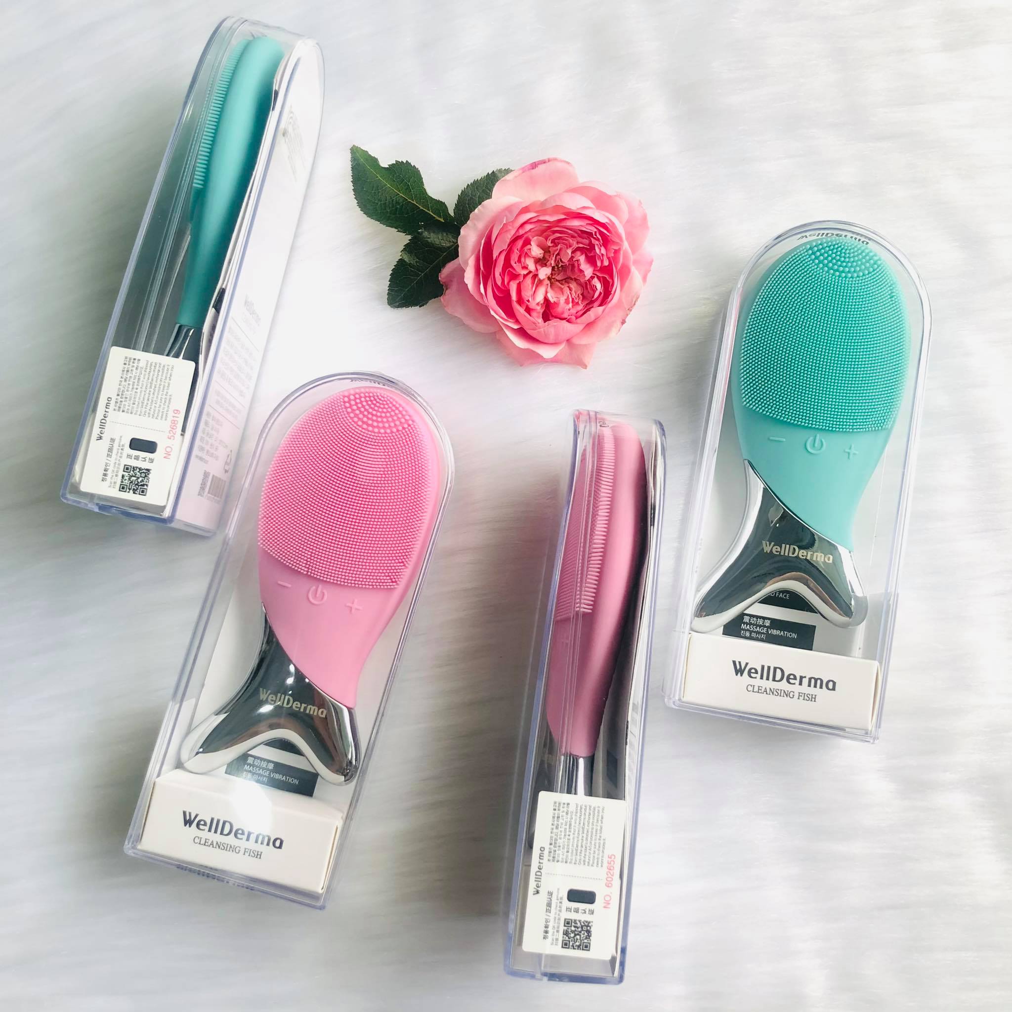 Máy Rửa Mặt WellDerma Cleansing Fish Hàn Quốc