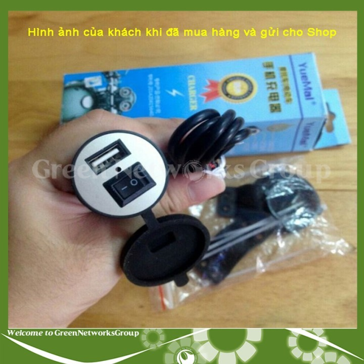 Sạc Điện Thoại Trên Xe Máy Greennetworks