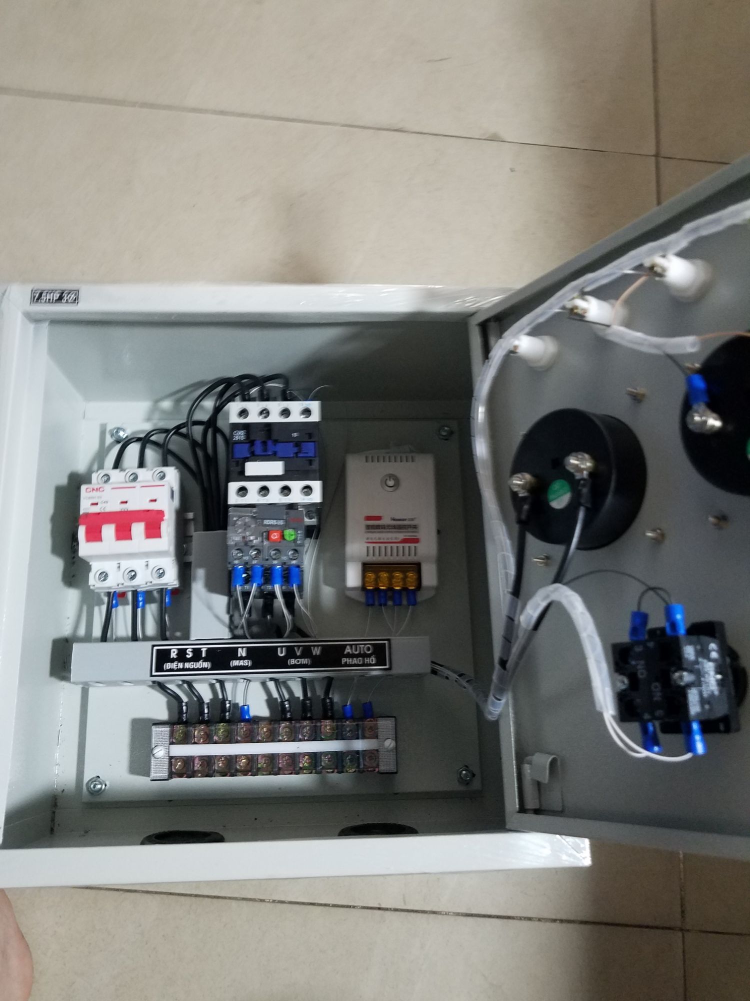 [HCM]Tủ điện 75hp đk từ xa