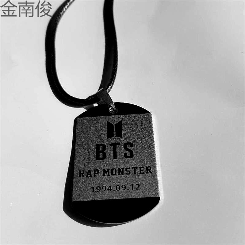 [HCM]Dây chuyền (vòng cổ) dây da BTS tên và ngày sinh