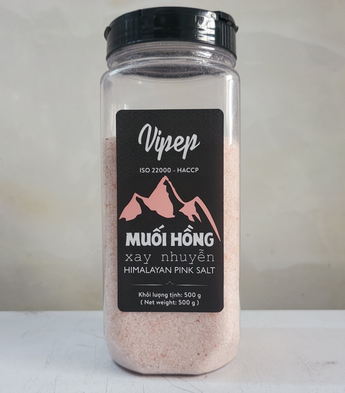 Muối hồng xay nhuyễn vipep hymalayan pink salt