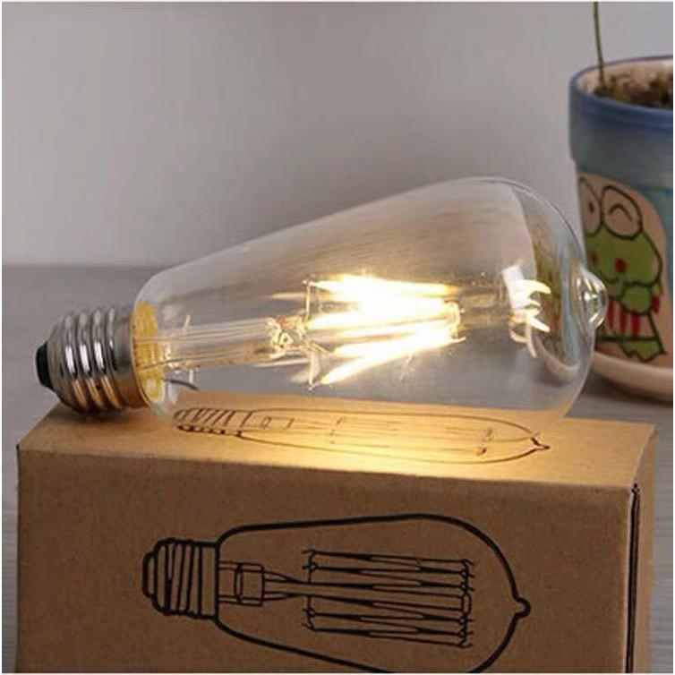 Bóng đèn Vintage Edison ST64 4W E27 GIẢ BÓNG SỢI ĐỐT