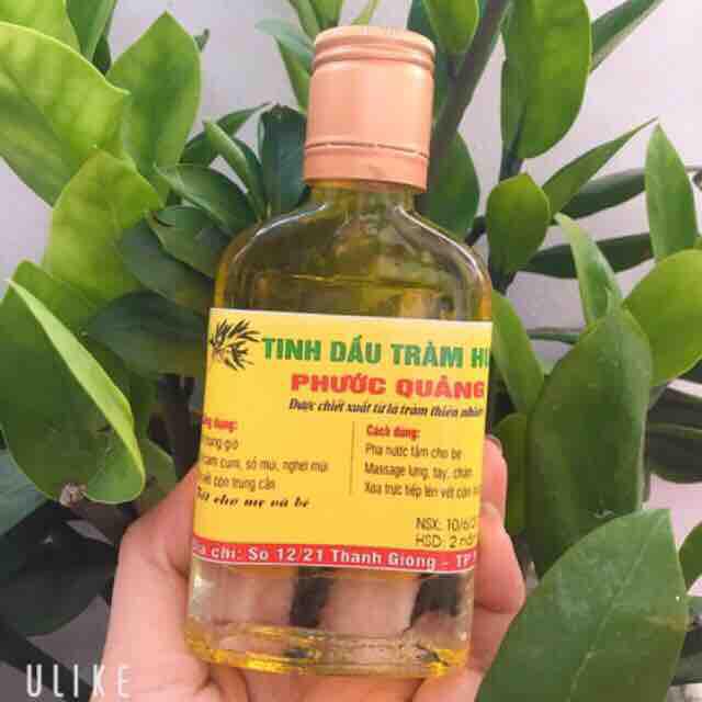 4 chai tinh dầu tràm HUẾ cho bé yêu