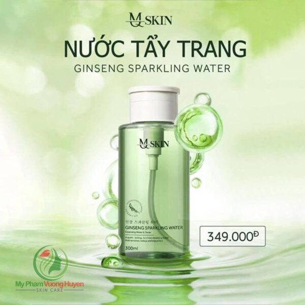Nước tẩy trang nhân sâm MQ Skin Ginseng Sparkling Water 300ml