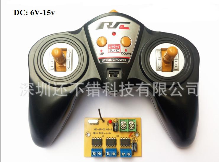 Bộ điều khiển 2.4Ghz điện vào 6-15V
