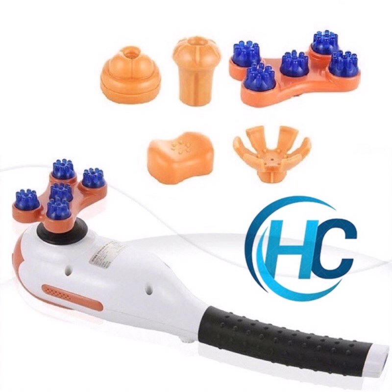 Máy Massage Cầm Tay Mini 5 đầu Squirrel MSV-5552 (100% Nhập Khẩu Hàn Quốc-bảo Hành 1 Năm)