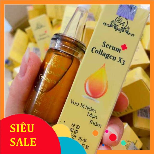 Serum collagen x3 đông anh vua khử nám, tàn nhang ,khử thâm mụn 20ml