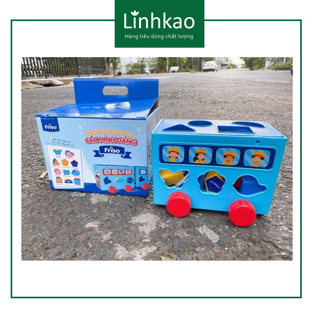Bộ đồ chơi khám phá các hình dạng friso/ Đồ chơi thả khối cho bé
