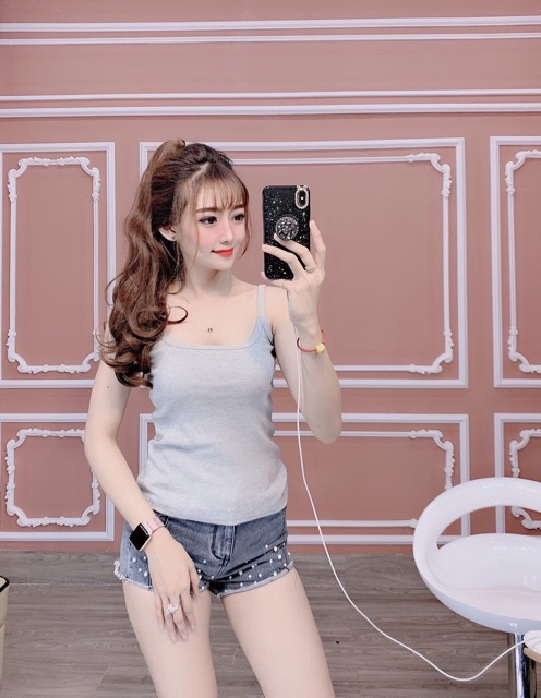 áo thun hai dây cotton 4 chiều