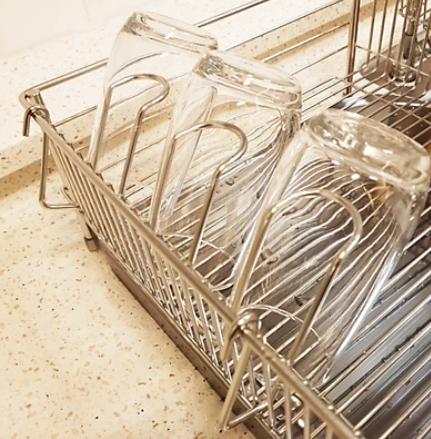 Kệ chén inox KOXINA 1/2 TẦNG