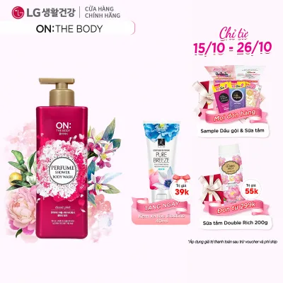 Sữa tắm dưỡng ẩm hương nước hoa On: The Body Perfume Classic Pink 500g - Hương Tinh Tế