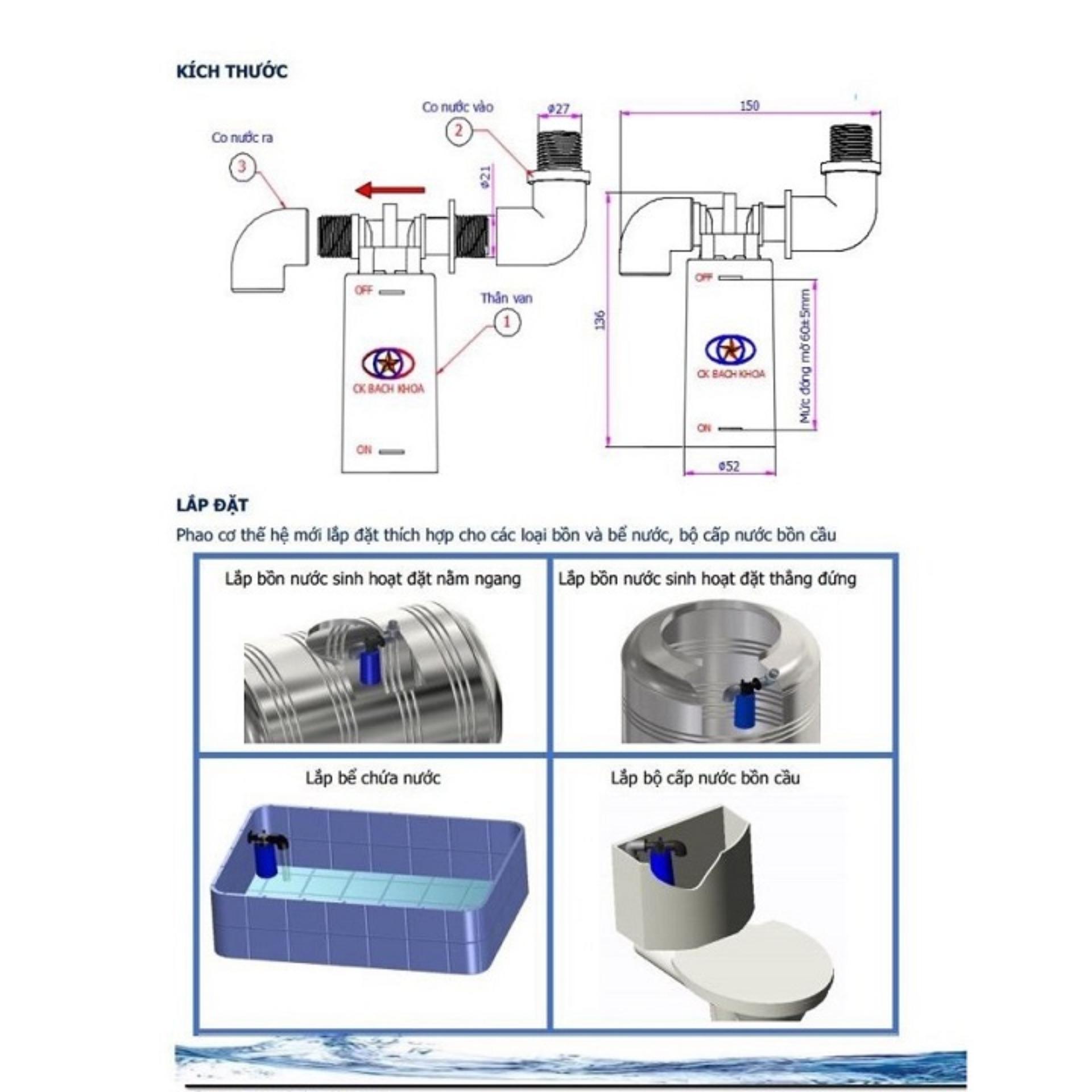 phao cơ bồn nước