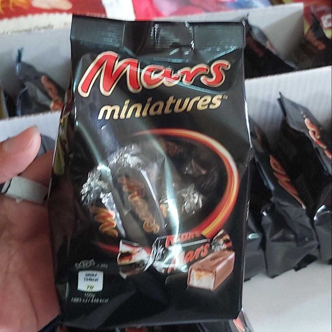 Kẹo socola Mars miniatures Đức - Bịch 150g - Date T6/2024