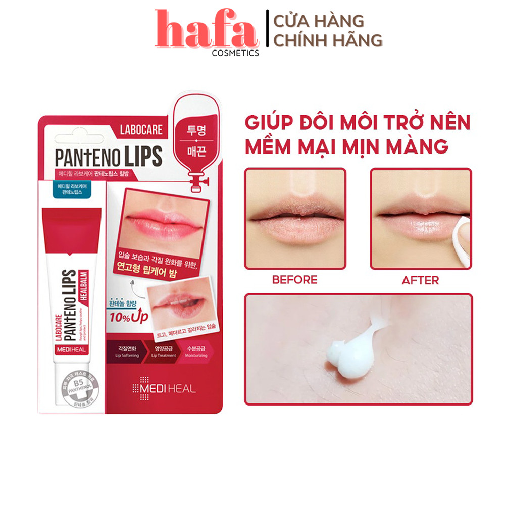 Son dưỡng Làm Giảm Thâm Môi Ban Đêm Mediheal Labocare Pantenolips Healbalm 10ml