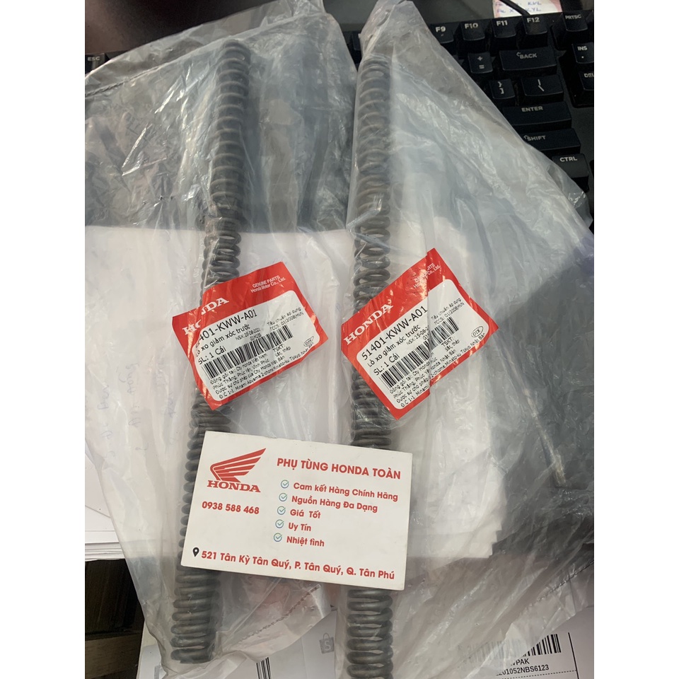 Lò xo phuộc wave s 110 / fu x zin chính hãng honda
