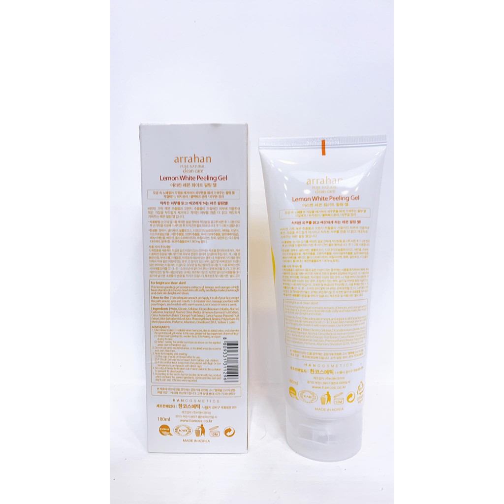 [HCM]Tẩy Da Chết Arrahan 180ml