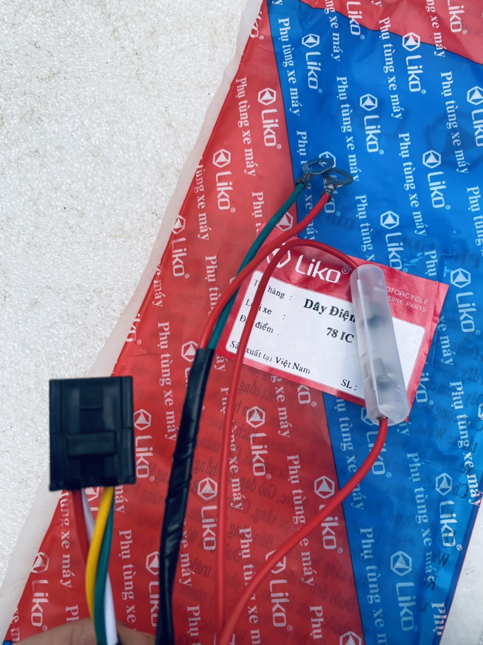DÂY ĐIỆN SƯỜN CUB 78 XÀI IC