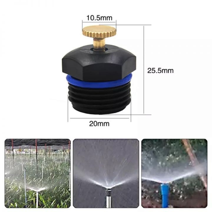 combo 10 đầu phun chỉnh lưu  lượng ren 21