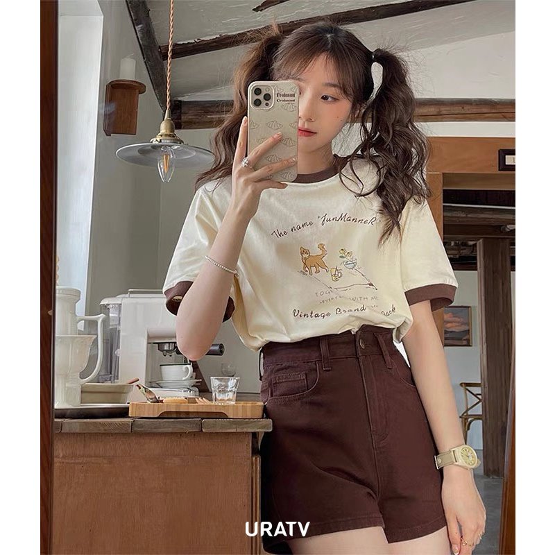 l ẢNH THẬT-CÓ SẴN l Short basic lưng cao co giãn mã Z