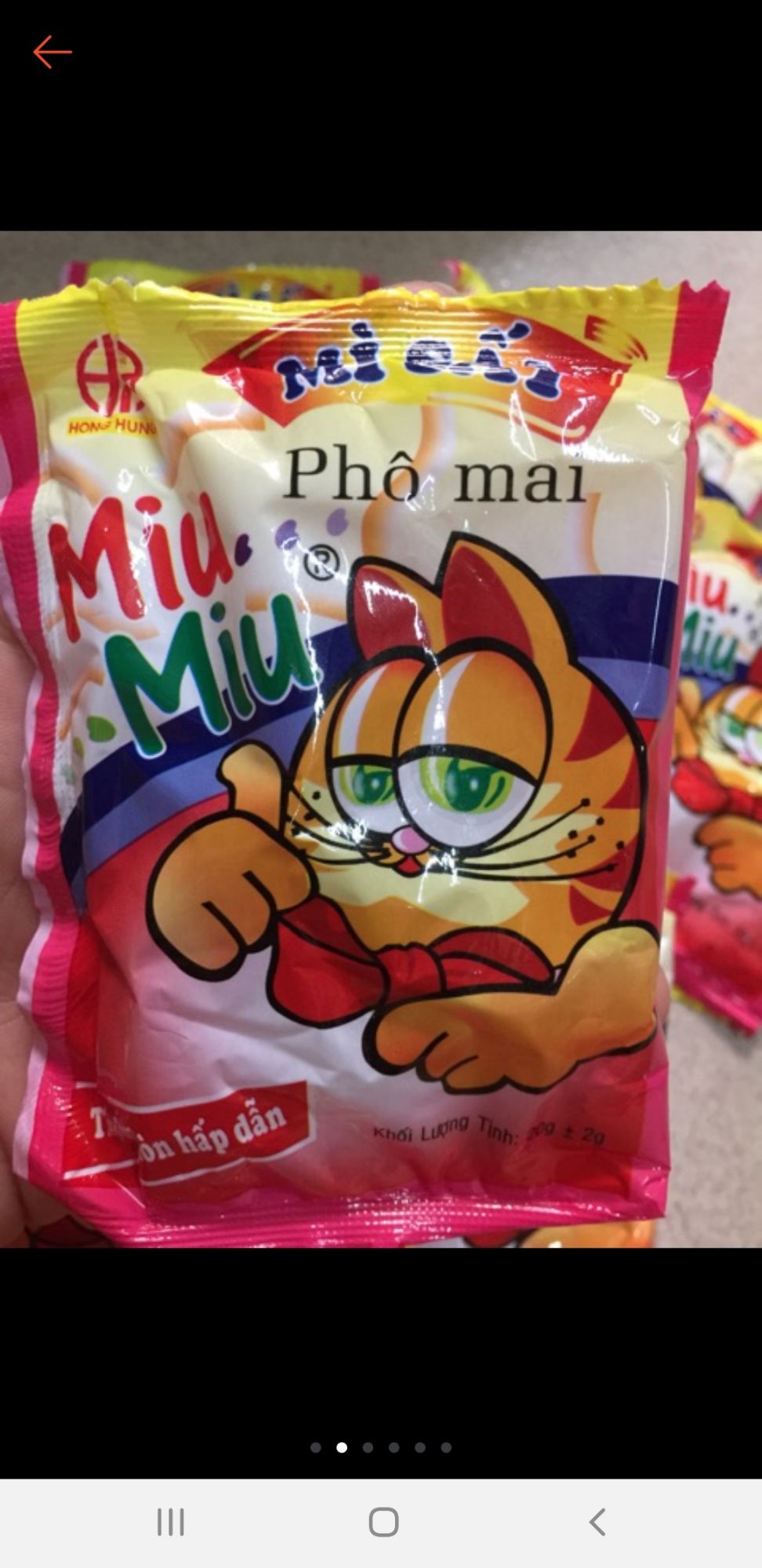 [HCM]50 gói mì trẻ em Miu Miu