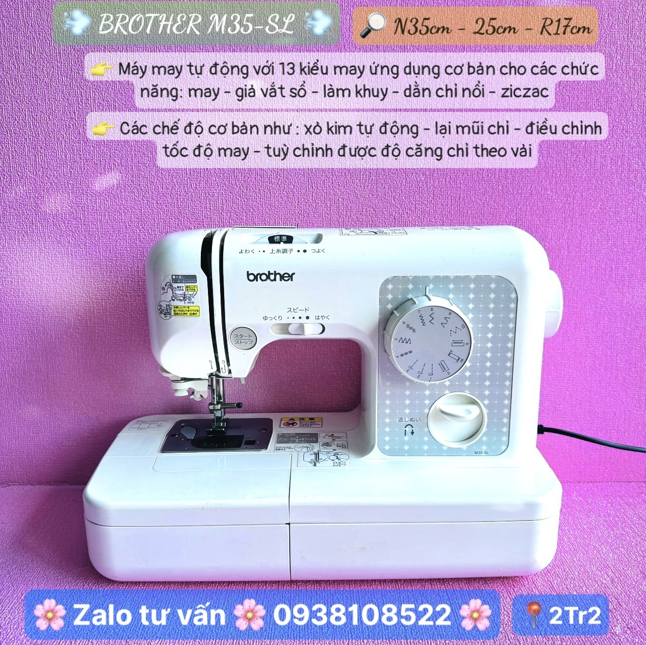 MÁY MAY MINI BROTHER