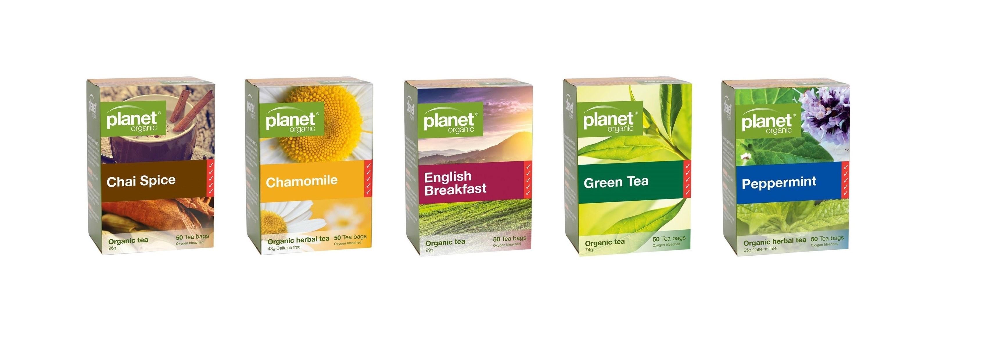 Trà hoa cúc La Mã (cúc mẫu thảo) hữu cơ Planet Organic 20g (25 túi lọc)