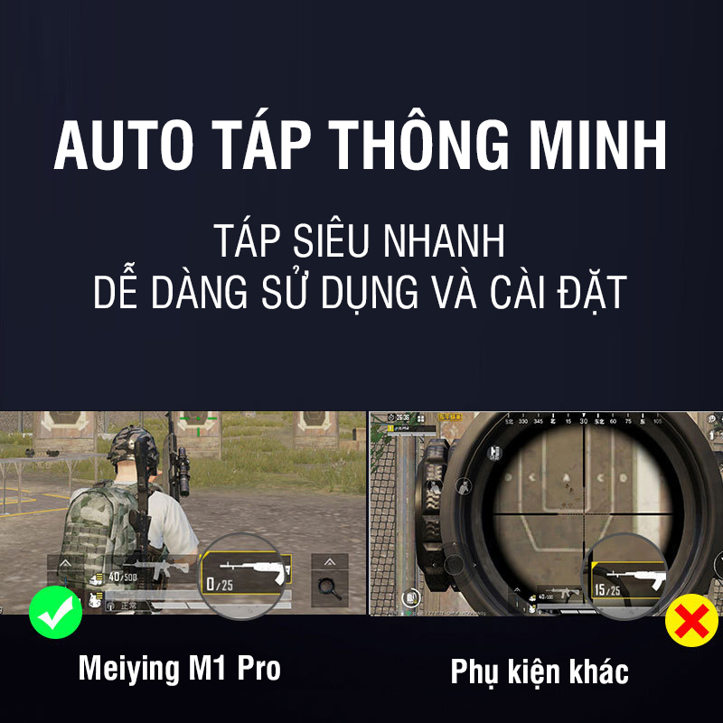 Meiying M1 Pro | Bộ chuyển đổi game chơi PUBG Mobile, Free Fire, COD