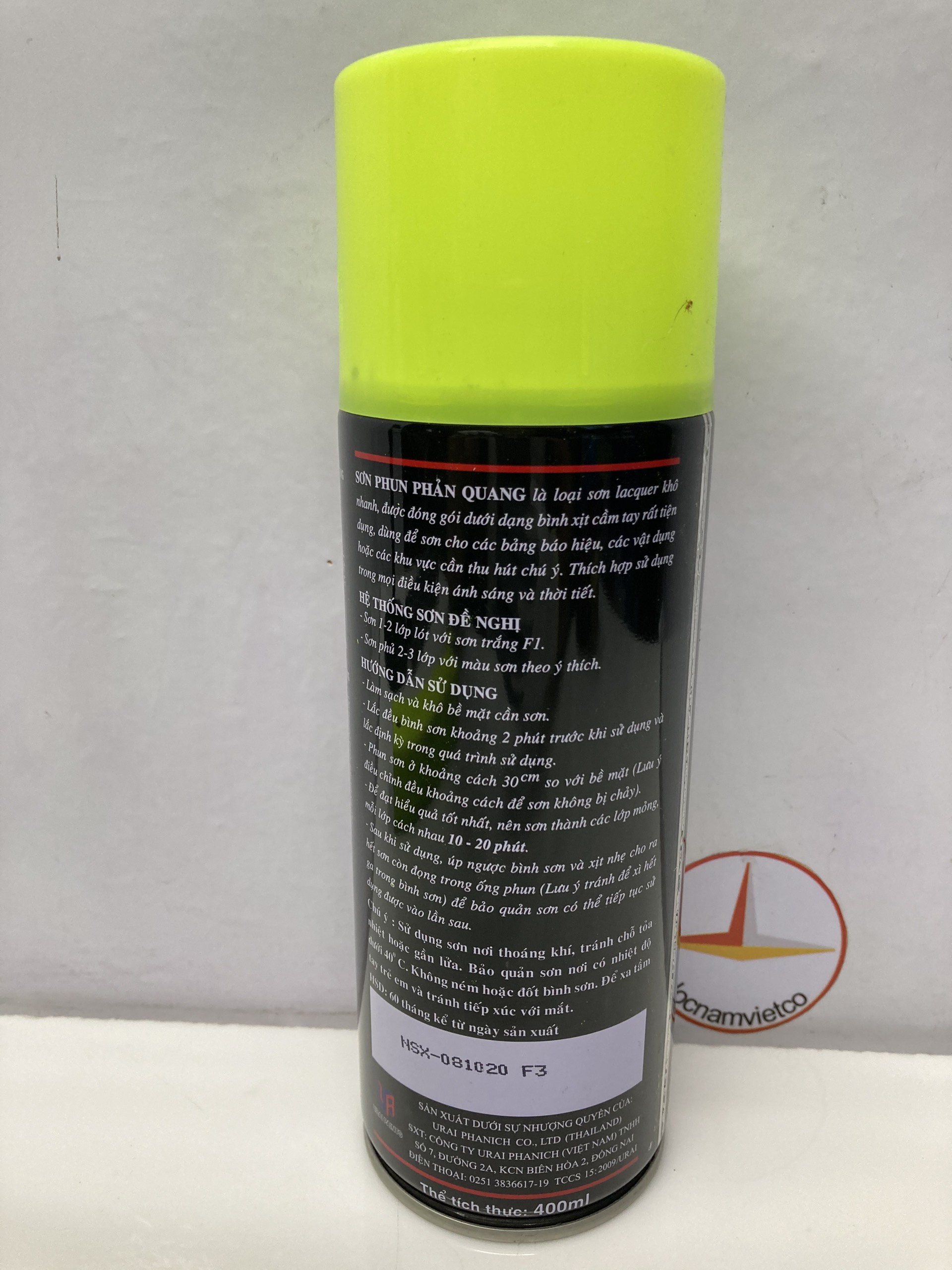 Spray Paint, Yellow Atm Reflective Spray Paint F3