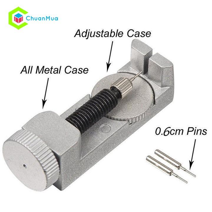[HCM 3H] Dụng cụ tháo mắt dây đồng hồ (công cụ cắt mắt đồng hồ, loại 1, cứng cáp, kim loại, 3 đầu thay, nhựa,...) ChuanMua