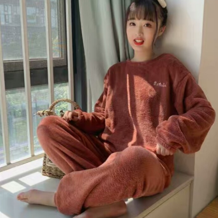 Bộ đồ cho mẹ và bé chất lông cừu siêu ấm - Q49482