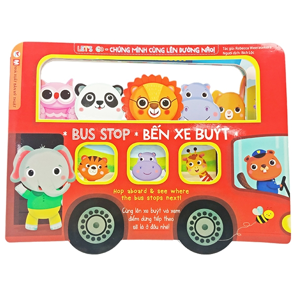 Fahasa - let's go - chúng mình cùng lên đường nào - bến xe buýt