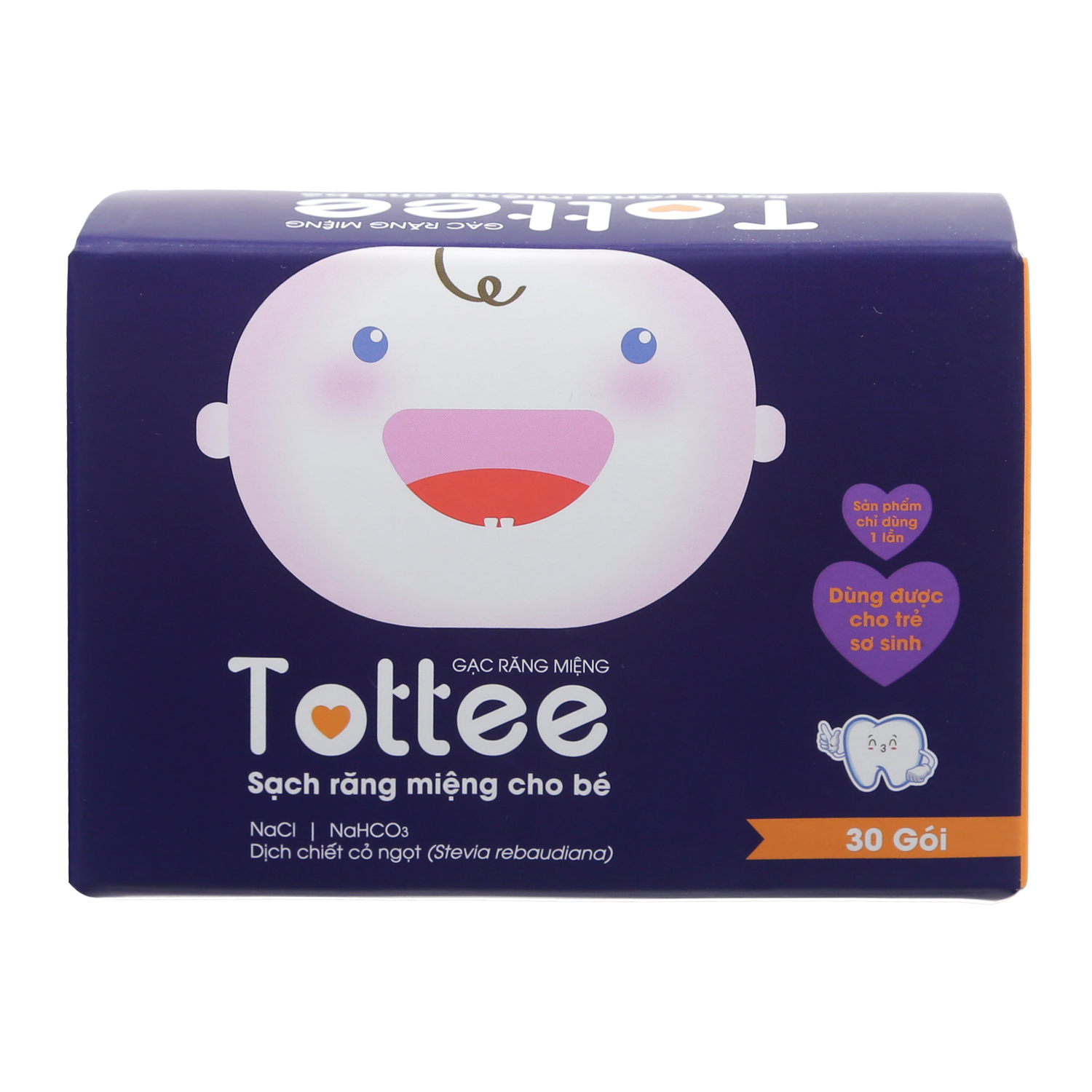 Gạc rơ lưỡi Tottee 30pcs